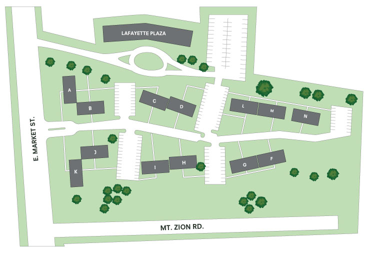 2d community map with labels